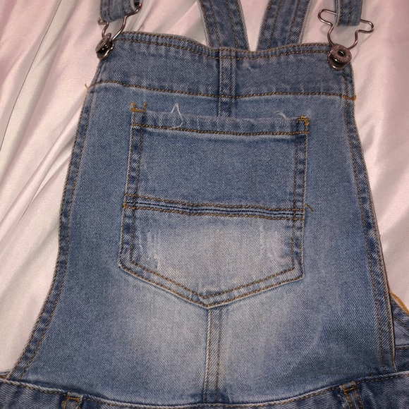 Overall Jean Shorts - Picture 4 of 7